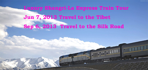 shangri-la express train tour to tibet, oriental express to tibet